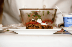 Black Bean Porridge Patties with Black Bean Pico de Gallo