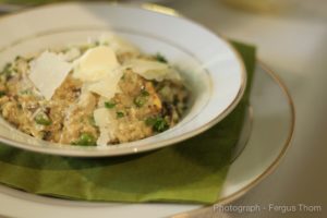 Pinhead Risotto with Lemon and Thyme and Parmesan